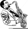 Clipart Saxophone Player Image