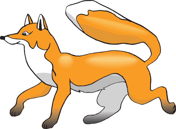 cartoon clipart of a fox - photo #29