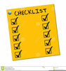 Image Clipart Check List Image