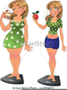 Fat Ugly Women Clipart Image