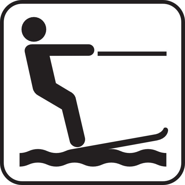 clipart water skiing - photo #11