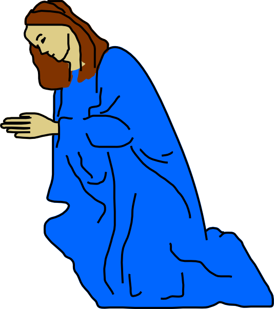 clip art woman praying