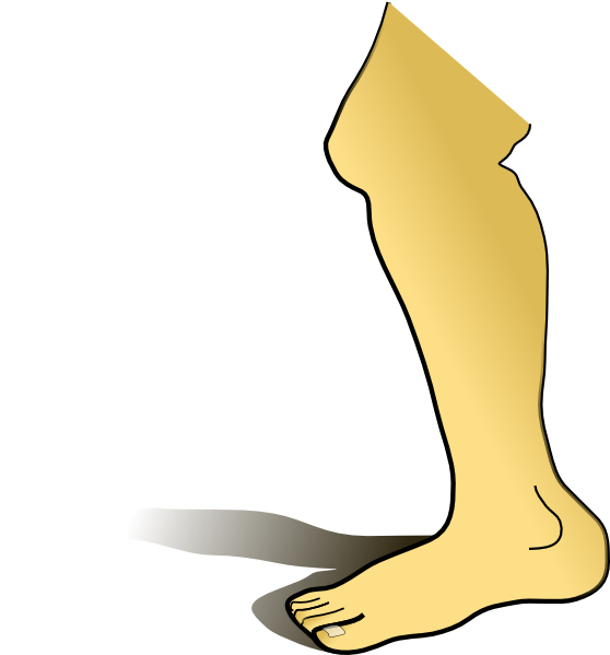 clipart of a leg - photo #1