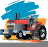 Free Vector Tractor Clipart Image