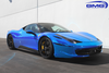 Blue Chrome Ferrari Image