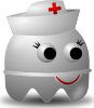 Pcman Game Baddie Nurse Clip Art