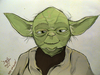 Happy Yoda Drawing Image