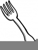 Fork Outline Clipart Image