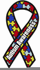 Autism Ribbon Clipart Image
