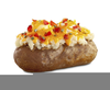 Loaded Baked Potato Clipart Image