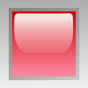 Led Square (red) Clip Art