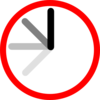 Ticking Clock Frame 6 Clip Art