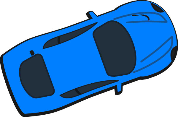 clipart blue car - photo #50