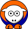 Sheep - Tennessee-martin Skyhawks - Team Colors - College Football Clip Art