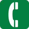 Green Emergency Phone Clip Art