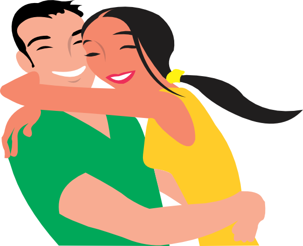 clipart of a happy couple - photo #2
