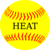 Softball Yellow Heat Clip Art