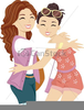 Big Hugs Clipart Image