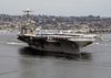 Uss Abraham Lincoln (cvn 72) Makes Its Way To Naval Air Station North Island . Image