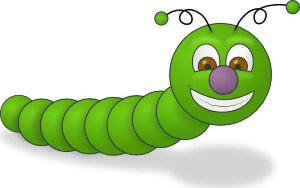 Green Worm Clip Art