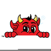 Baby Devil Clipart Image