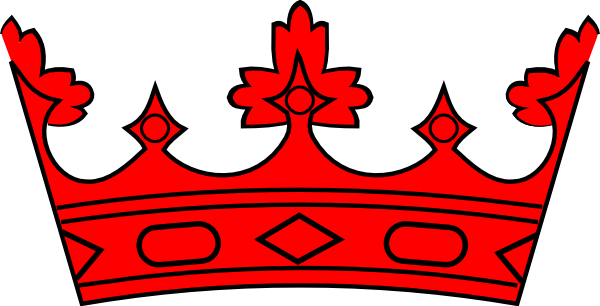 red crown clipart - photo #2