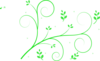 Green Swirl Clip Art