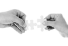 Hands Holding Jigsaw Image