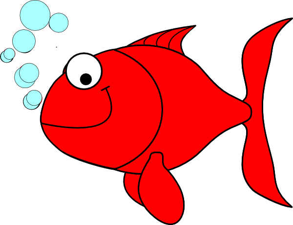 clip art red fish - photo #1