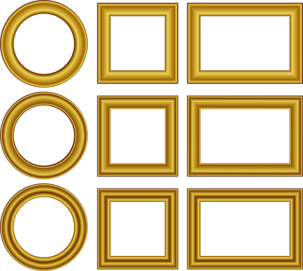 Gold Frames Clip Art Gold Frames Clip Art