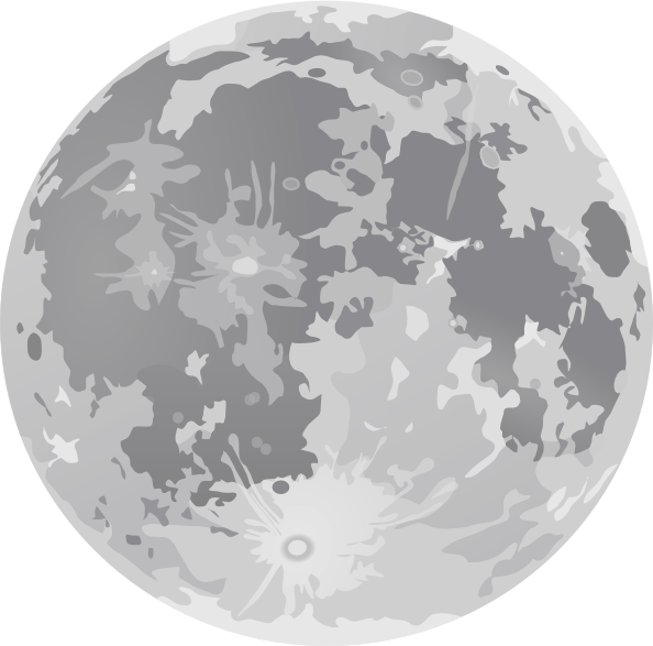 moon clipart vector - photo #3