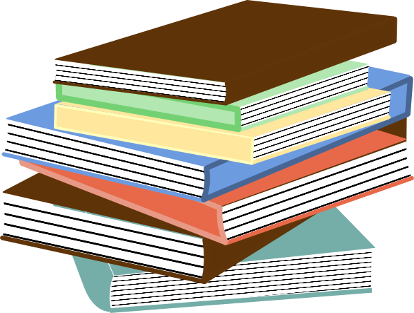 free book stack clipart - photo #21