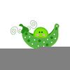 Baby In Pea Pod Clipart Image