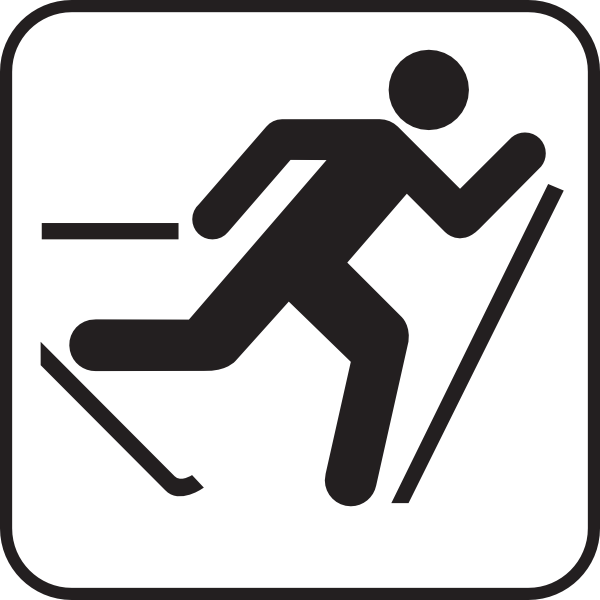 free clipart cross country skiing - photo #4