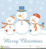 Clipart Snowman Family Image
