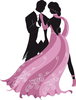 Ballroom Dance Clipart Silhouettes Image