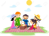 Family Picnic Clipart Image