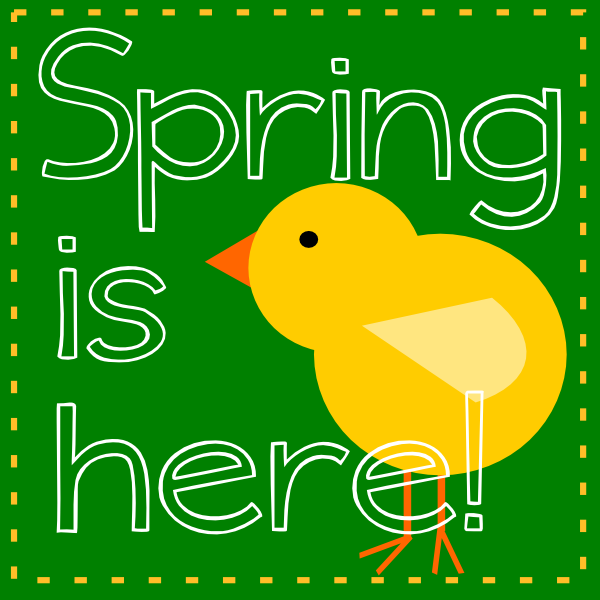 spring begins clipart - photo #21
