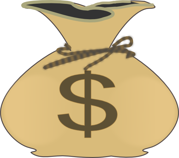 sack of money clipart free - photo #23