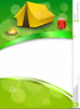 Camping Background Clipart Image