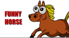 Cartoon Horse Race Clipart Image