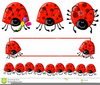 Free Ladybug Border Clipart Image