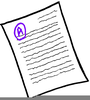 Grading Papers Clipart Image