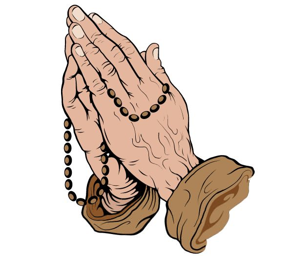 Hands Praying Clipart Free | Free Images at Clker.com - vector clip art
