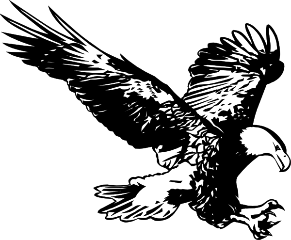 eagle landing clip art - photo #10