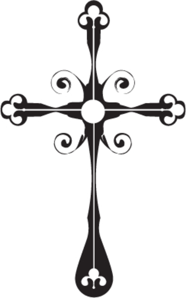 gothic cross clip art free - photo #3
