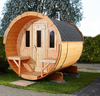 Round Wooden Buildings Image
