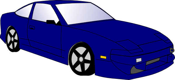 Clipart Of Cars. Blue Car