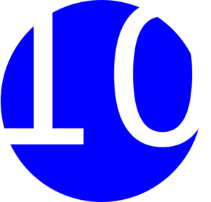 Blue, Rounded,with Number 10 Clip Art at Clker.com 