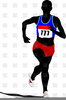 Distance Runner Clipart Image